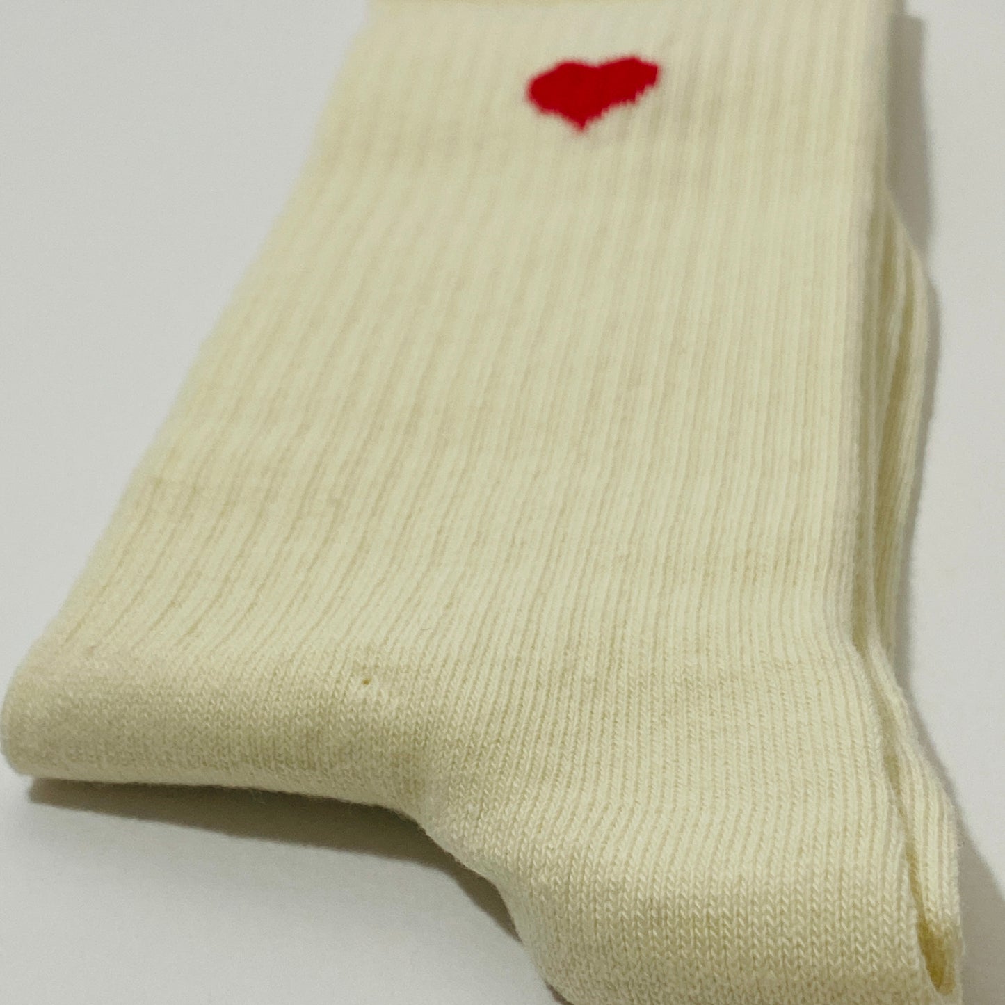 Socks With Heart Pattern