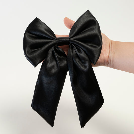 Black Hair Bow