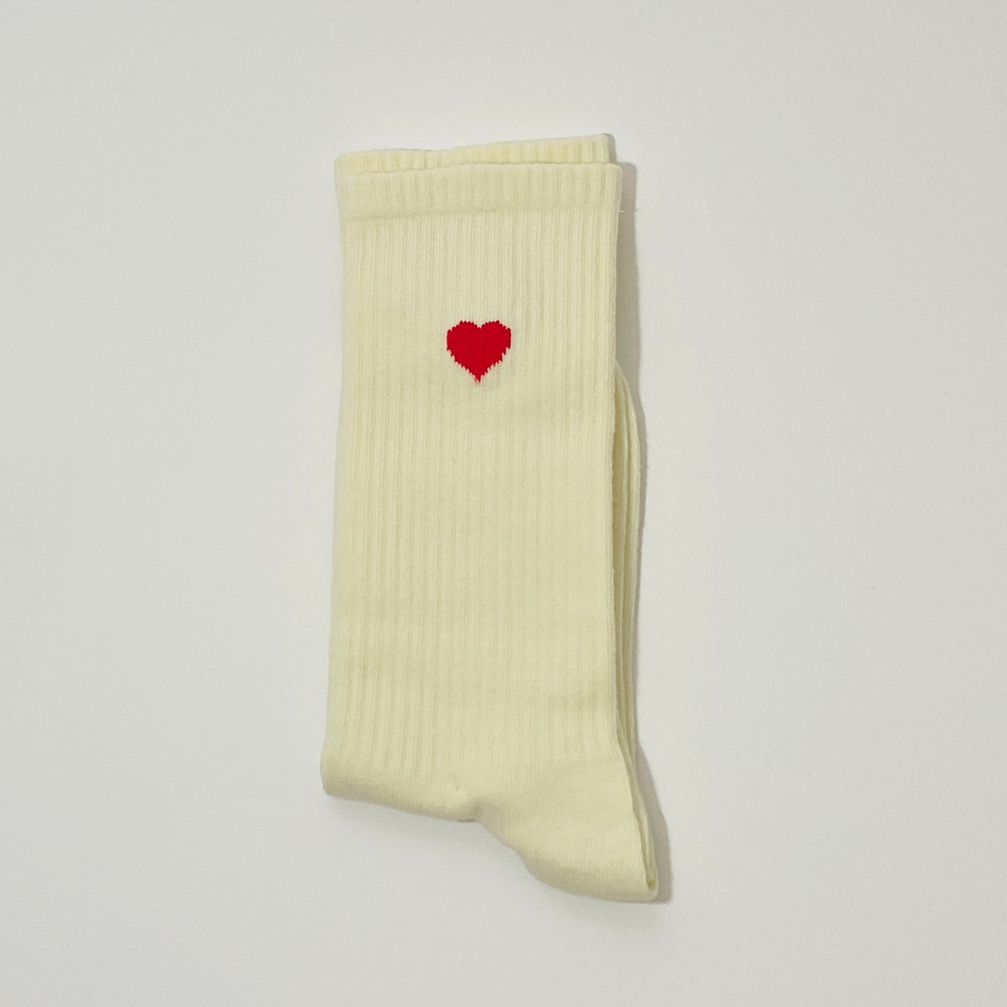 Socks With Heart Pattern