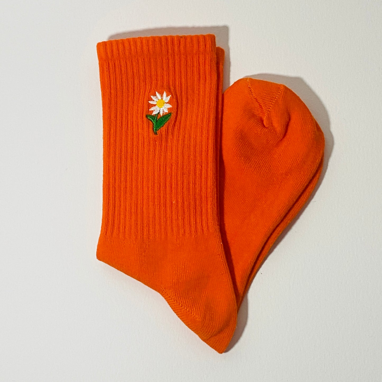 Daisy Embroidered Socks