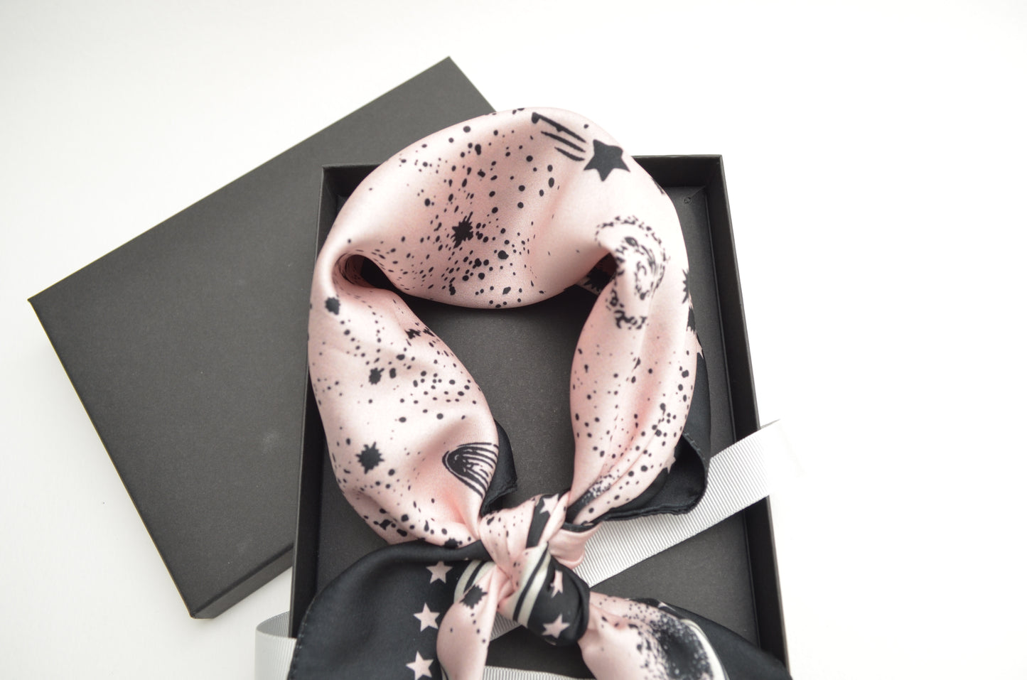 Space Printed Neck Scarf