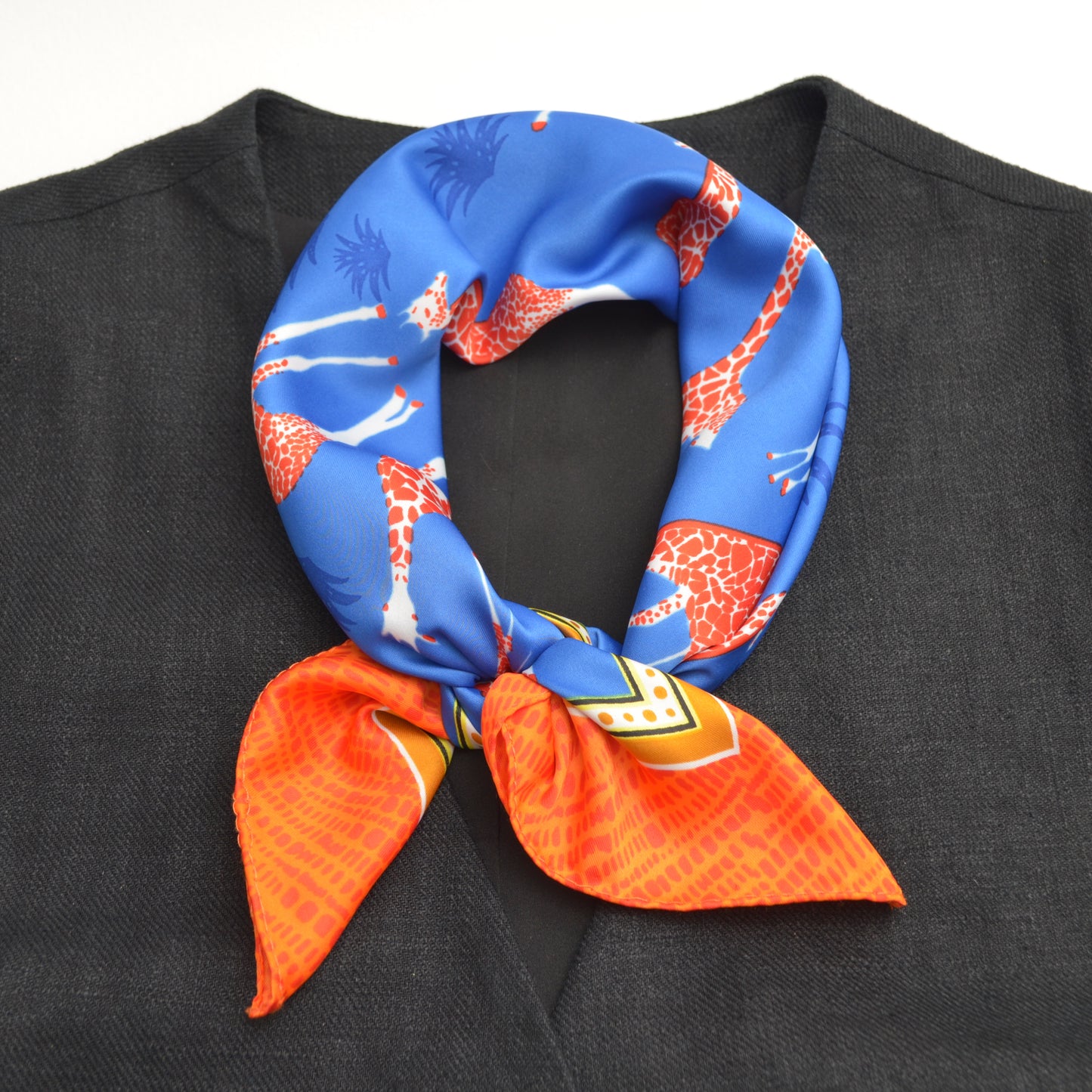 Giraffe Printed Neck Scarf