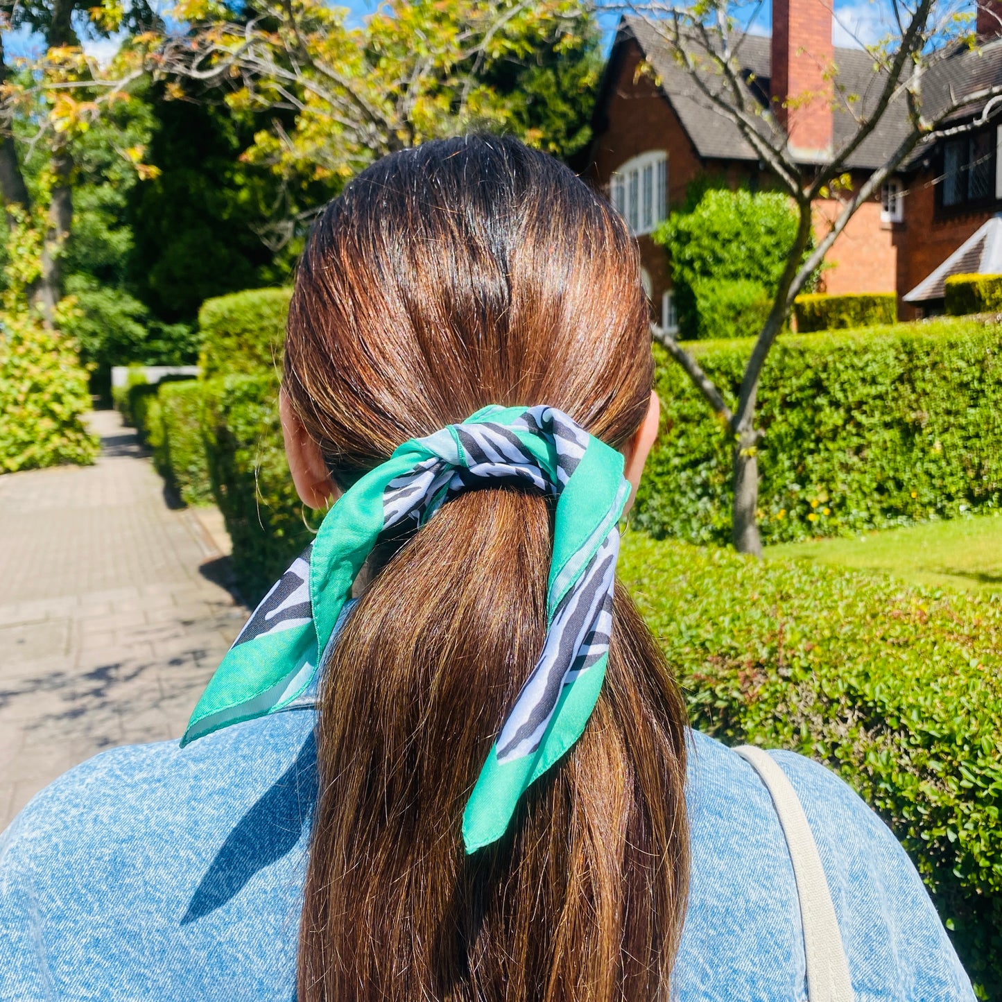 Zebra Small Neck Scarf