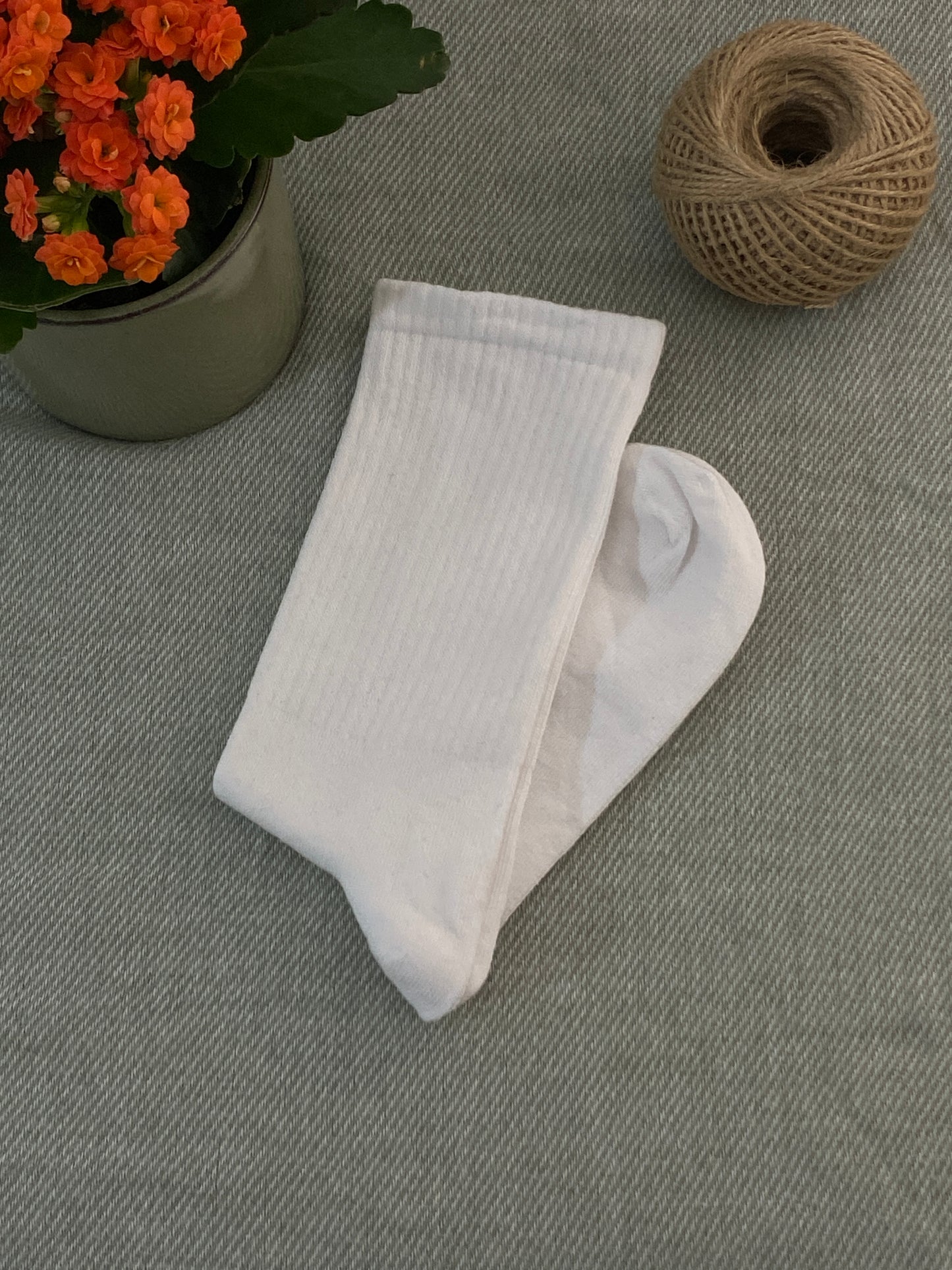 Plain White Socks