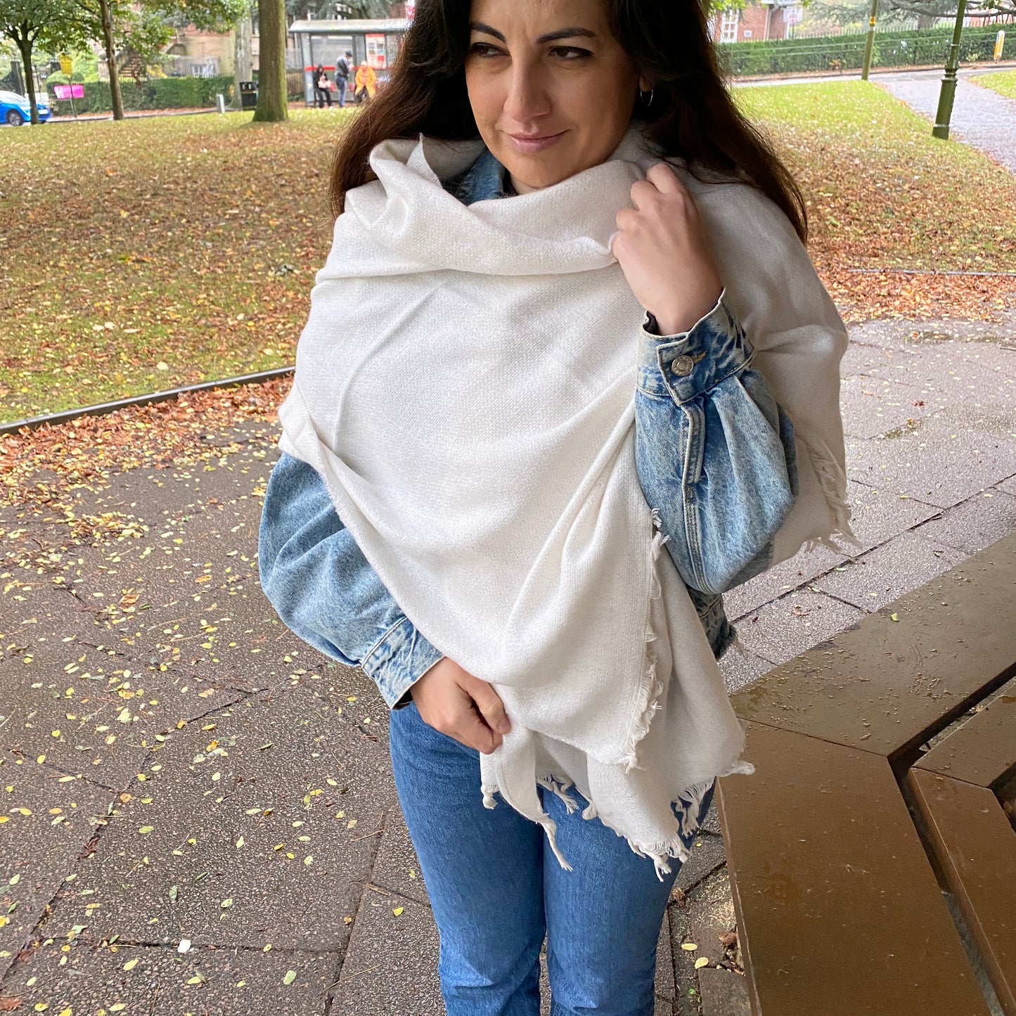 Beige Shawl for Women