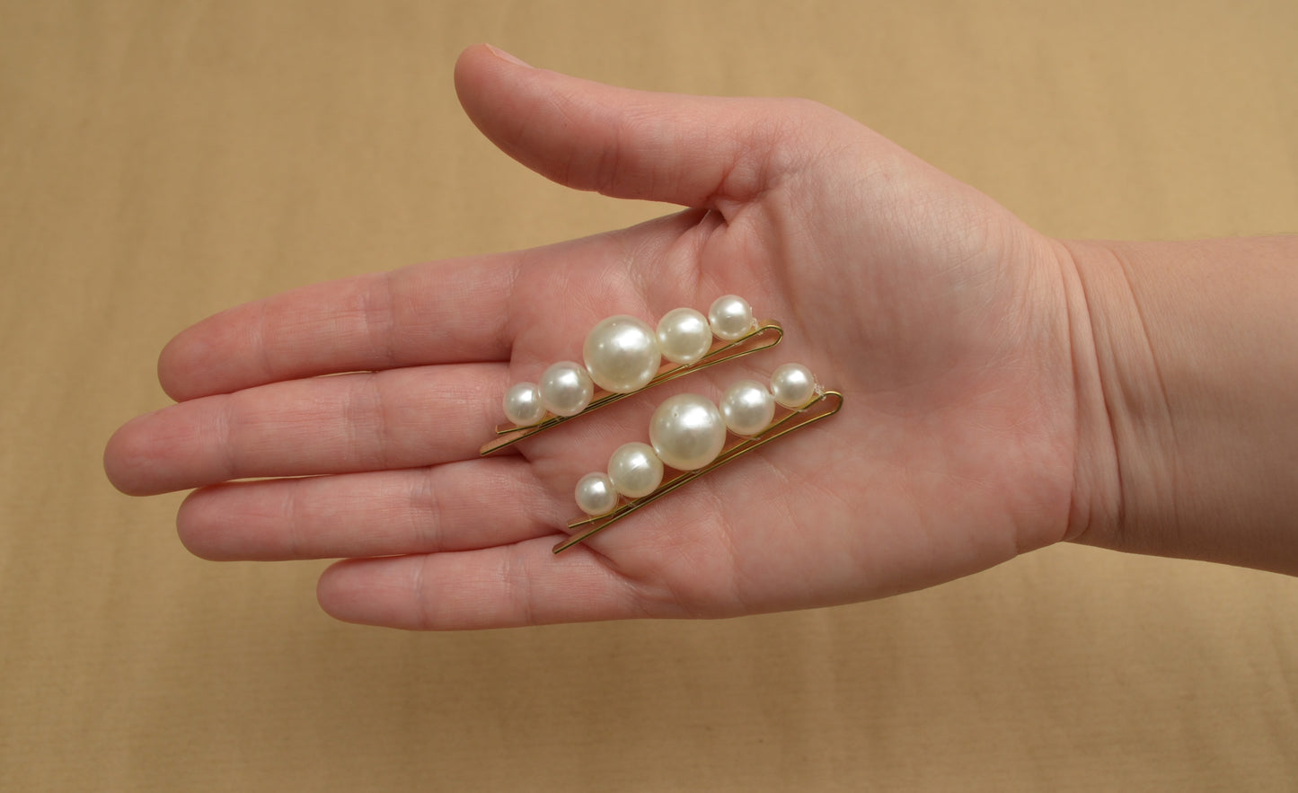 Hair Slide with Pearls