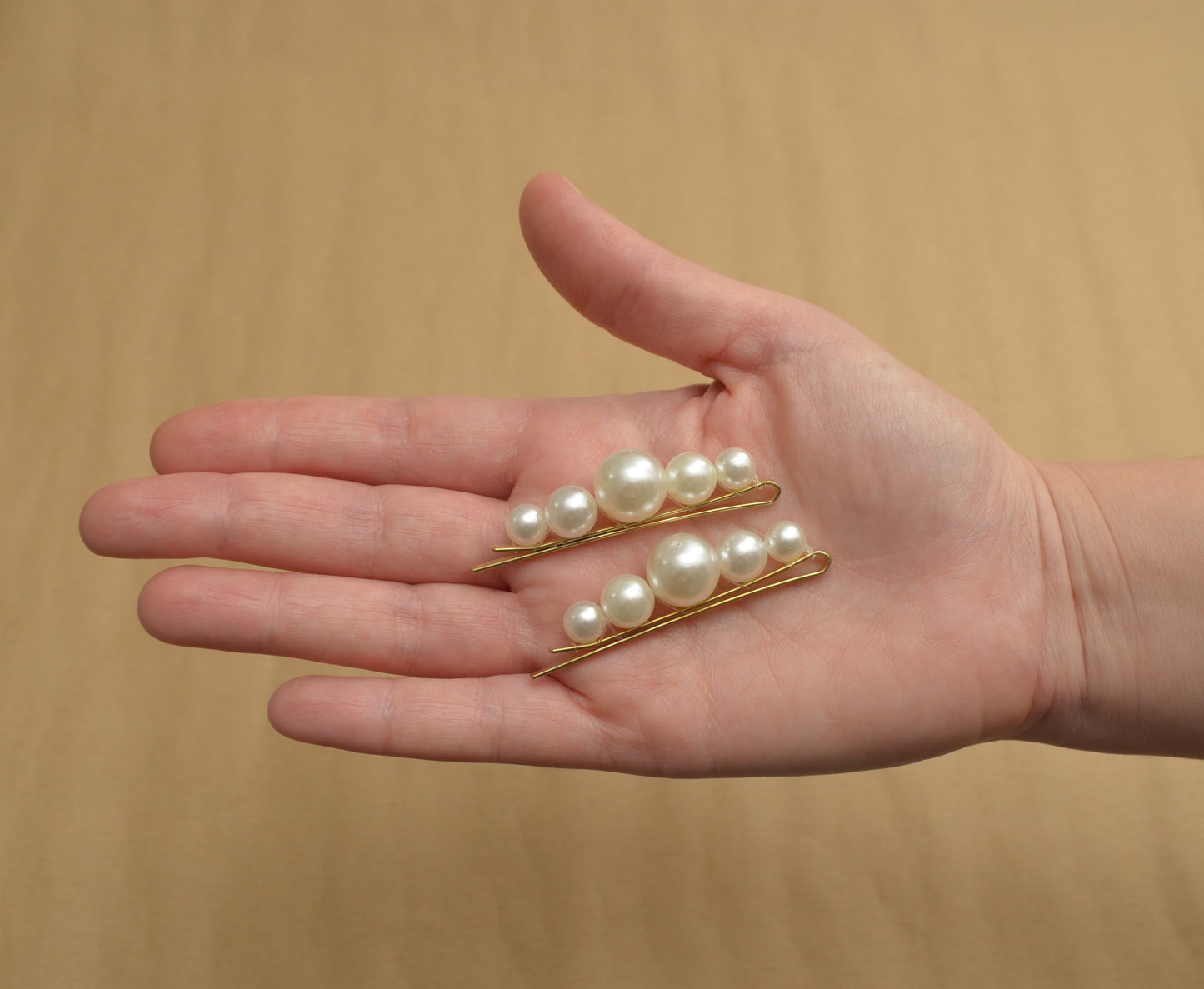 Hair Slide with Pearls