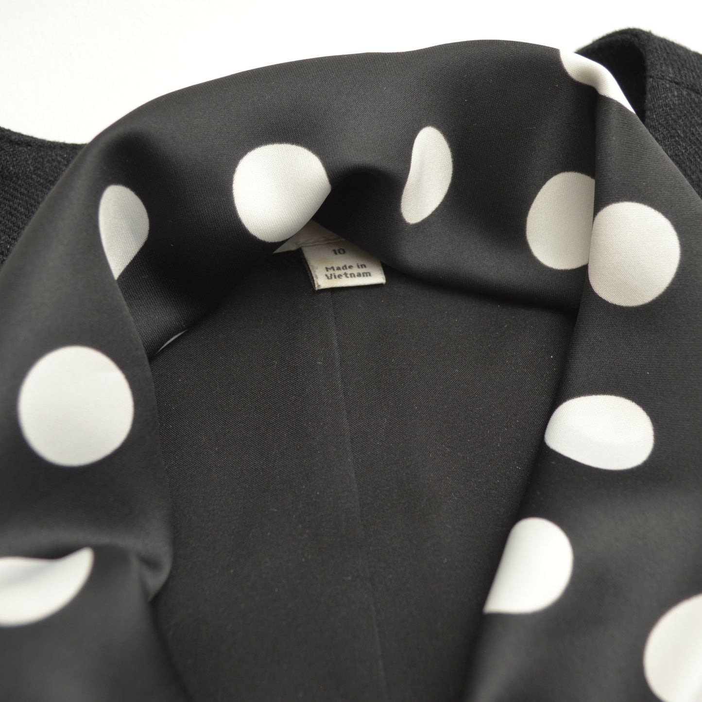 White Polka Dots Neck Scarf