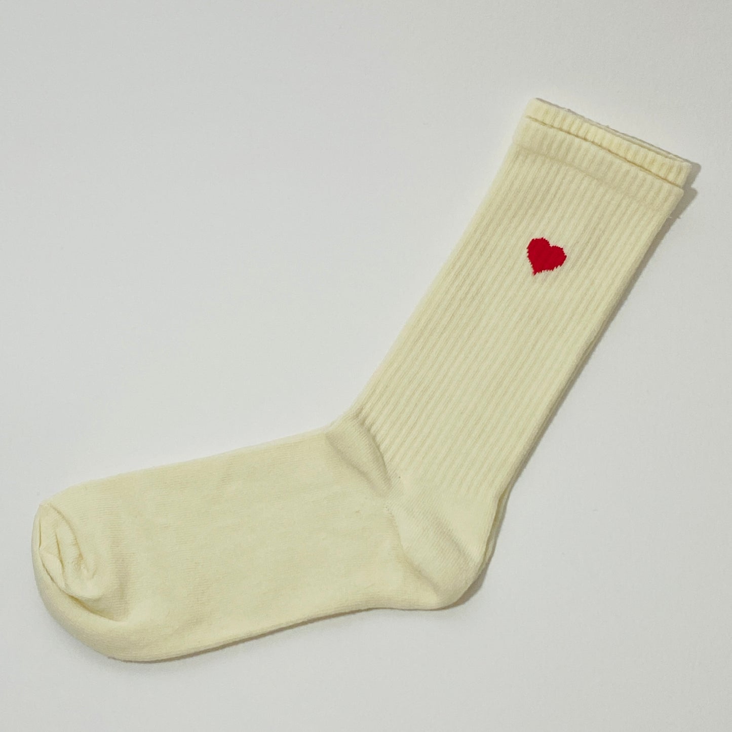 Socks With Heart Pattern