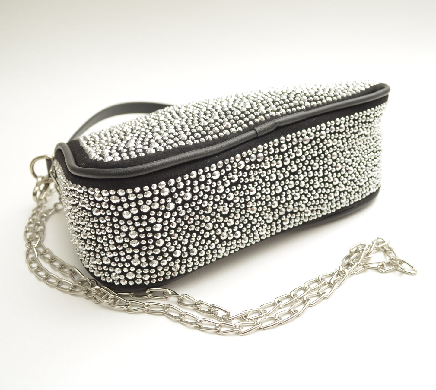 Silver Sparkle Shoulder Bag