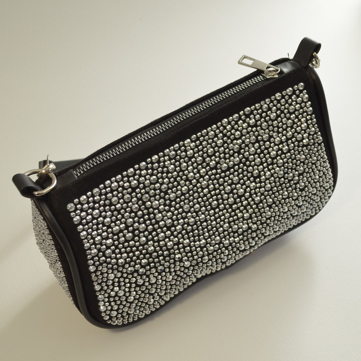 Silver Sparkle Shoulder Bag