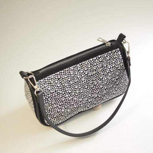 Silver Sparkle Shoulder Bag