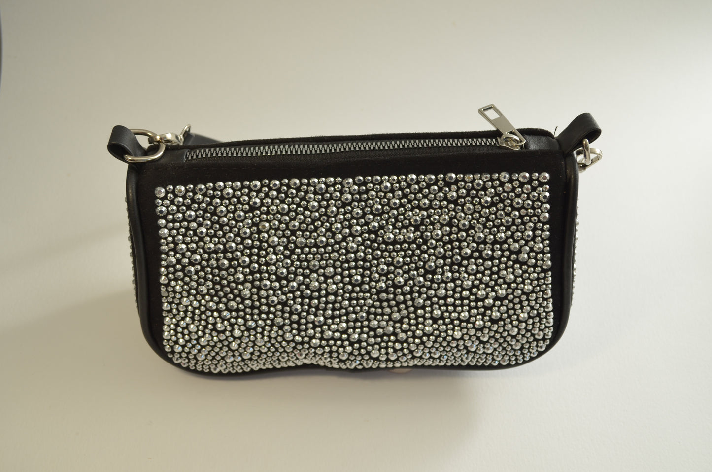 Silver Sparkle Shoulder Bag