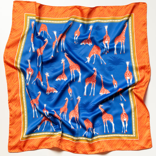 Giraffe Printed Neck Scarf