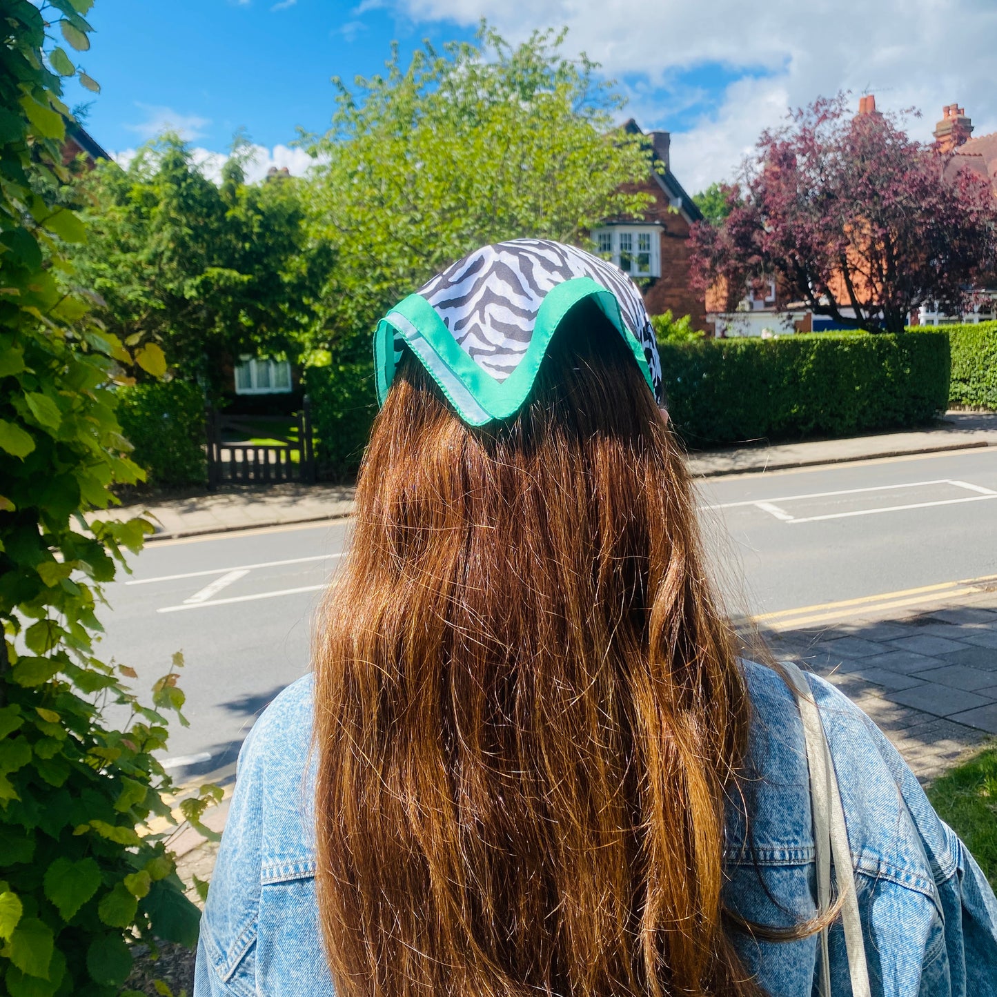 Zebra Small Neck Scarf