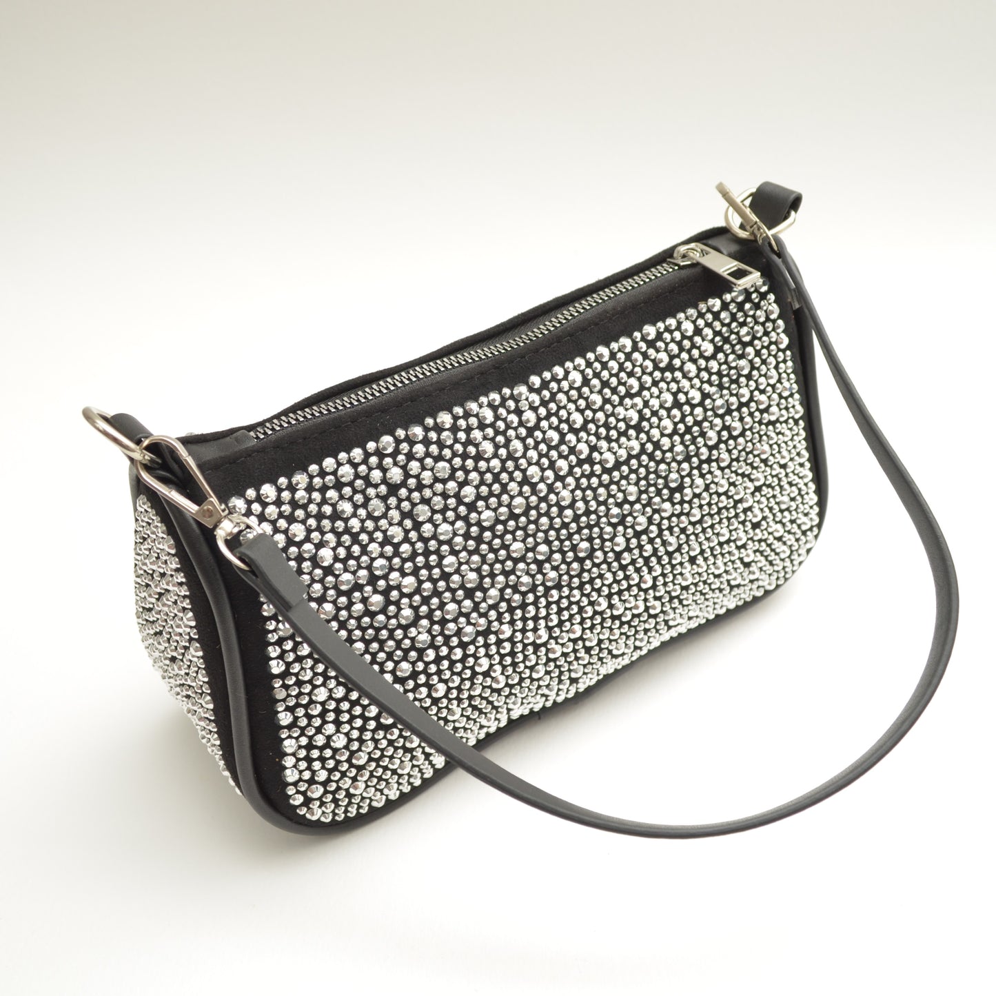 Silver Sparkle Shoulder Bag