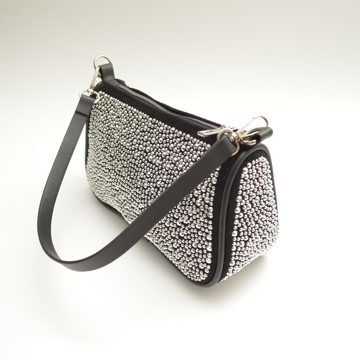 Silver Sparkle Shoulder Bag