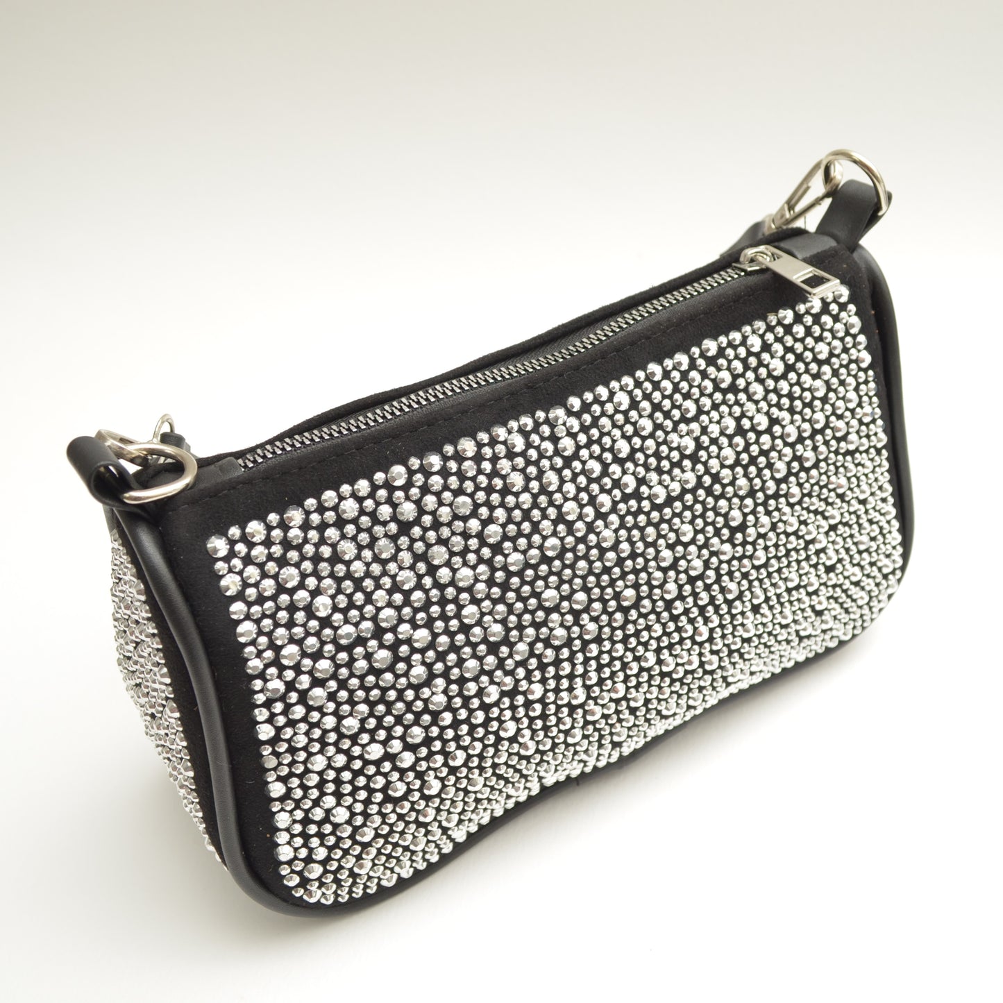 Silver Sparkle Shoulder Bag