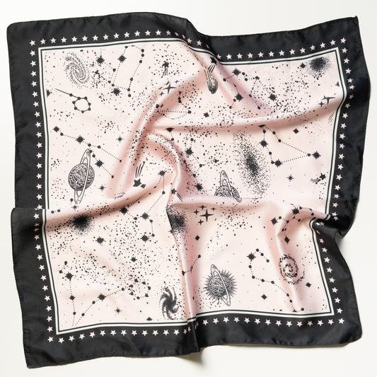 Space Printed Neck Scarf