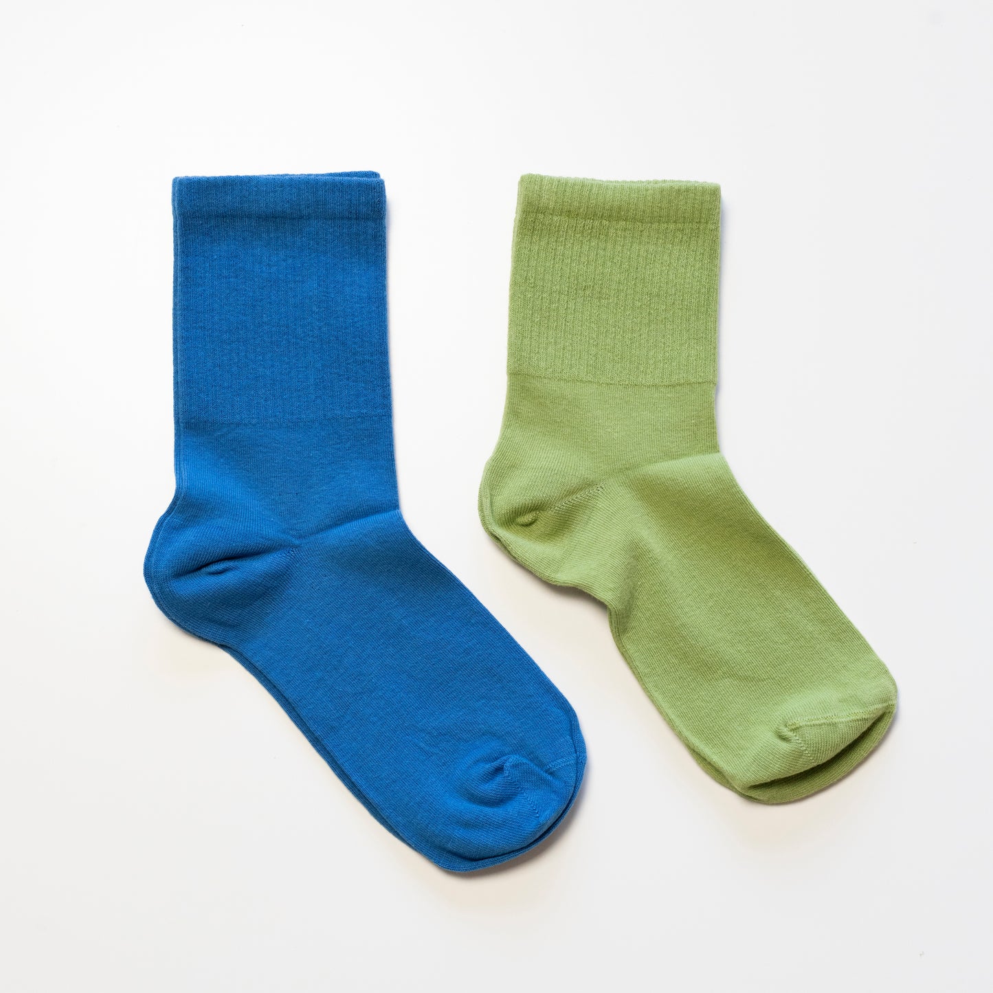 Navy & Green Socks